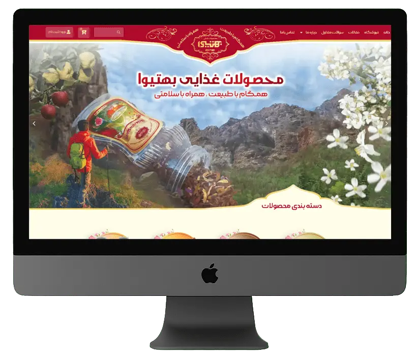 طراحی سایت المنتوری در یزد